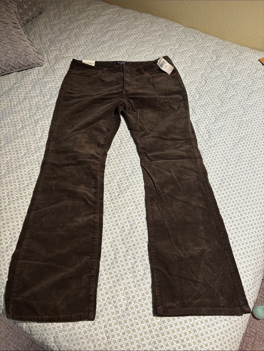 Polo Jeans Ralph Lauren Stretch Bootcut Corduroy Jeans Size 14 x 32 Loden